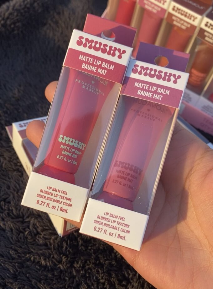 Hudamoji Smushy Matte Lip Balms