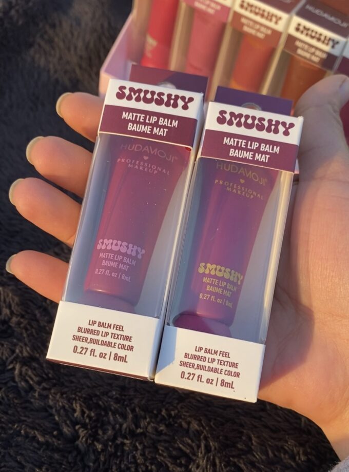 Hudamoji Smushy Matte Lip Balms