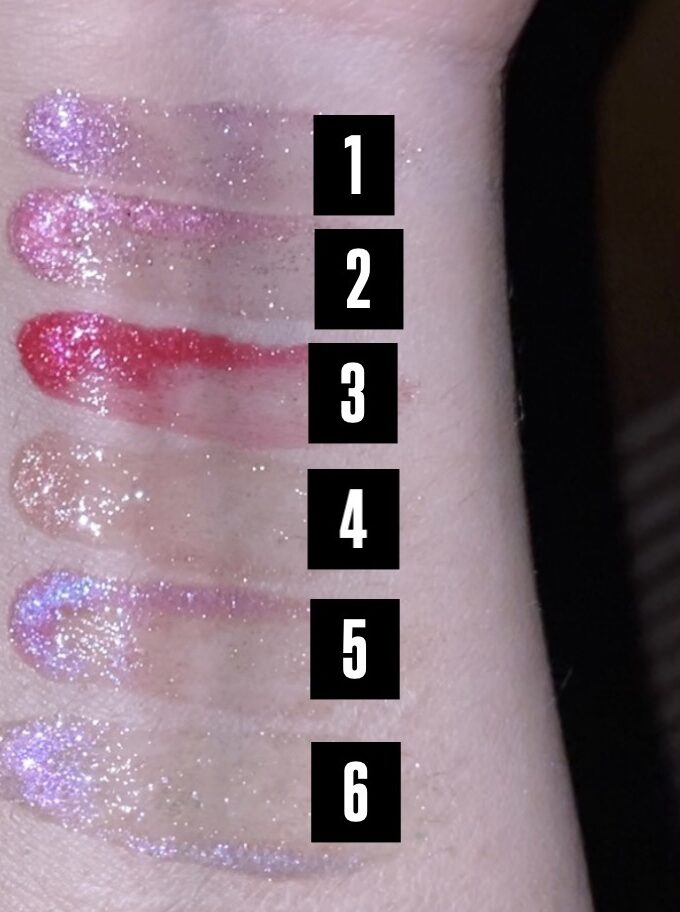Holographic Sparkly Lip Toppers