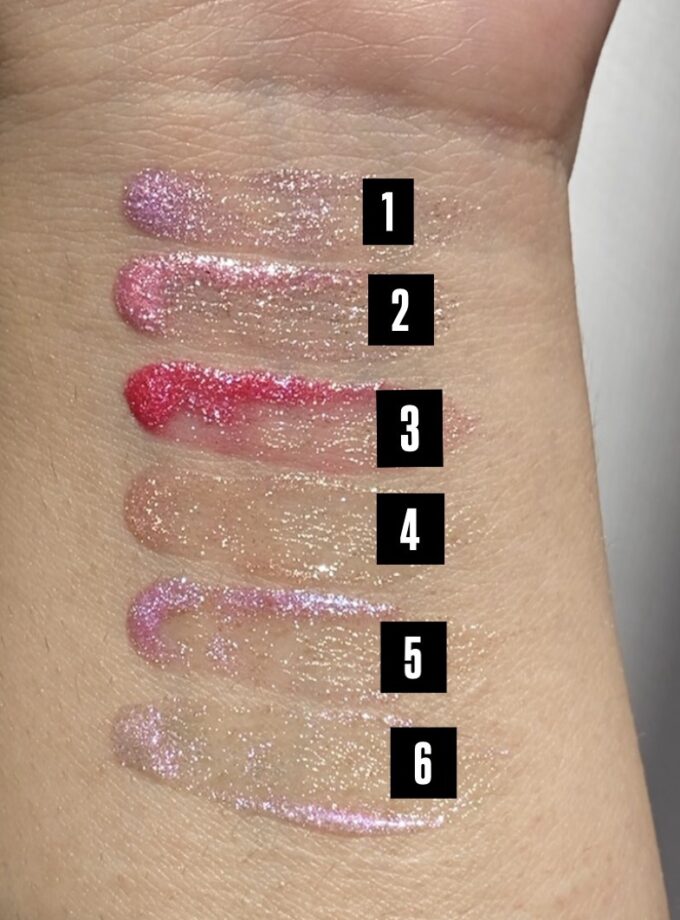 Holographic Sparkly Lip Toppers