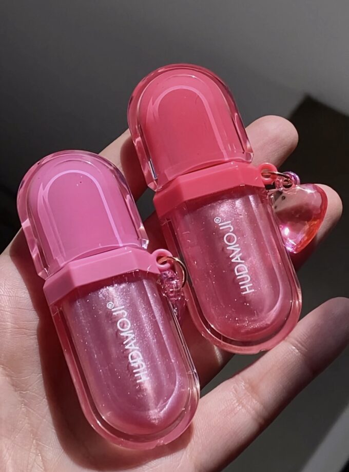 Heart Charm Sparkly Lipgloss
